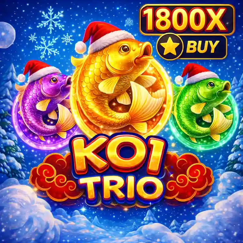 Koi Trio online slot game at 9sapp Casino